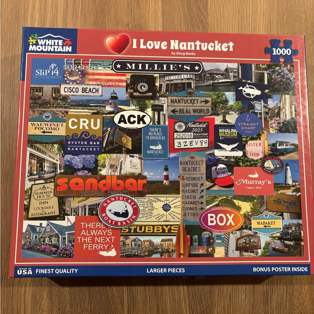 WHITE MOUNTAIN JIGSAW PUZZLE